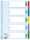 LEITZ Register A4 1 5 weiß Multicolor MylarB225xH294mm160g. Univer