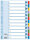 LEITZ Register A4 1-12 weiß 100162 Karton fbg.Tabs