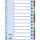LEITZ Register A4 112 weiß 100162 Karton fbg.Tabs