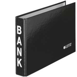 LEITZ Bankordner 2 Ring schwarz 10020095