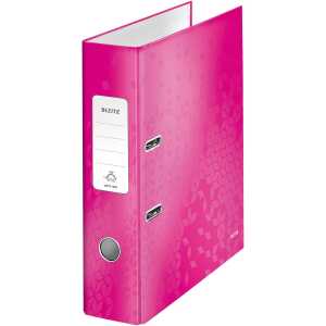 LEITZ Ordner A4 8cm Wow pink metall. 10050023