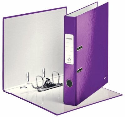 LEITZ Ordner A4 5cm Wow violett met. 1006-00-62