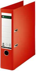 LEITZ Vollpapier-Ordner 180 Grad DIN A4 80 mm hellrot (80100720)