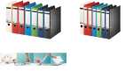 LEITZ Vollpapier-Ordner 180 Grad DIN A4 50 mm hellrot...