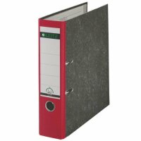 LEITZ 1080 Ordner A4 Wolkenmarmor 80 mm rot