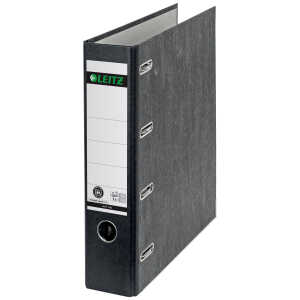 LEITZ 1092 StandardDoppelordner 2x A5 quer 75 mm schwarz