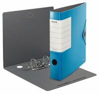 LEITZ Ordner Solid A4 6cm hellblau Qualitäts-Ordner...