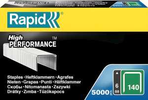 Rapid Heftklammer 5000ST Heftklammern 140/6mm verzinkt Hammerta