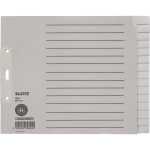 Register Blanko A4 20cm 15Bl grau 100g/qm Tauenpapier RC...