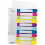 LEITZ Kunststoff-Register WOW Zahl en A4 Überbreite...