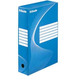 ESSELTE ArchivSchachtel DIN A4 Rückenbreite 8cm blau