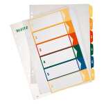 Leitz Zahlenregister DIN A4, Überbreite 1-6...