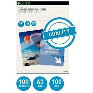 LEITZ Laminierhülle A3 Folientasche für HeißLaminatoren