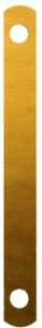 LEITZ Deckschienen 9.7cm Metall gold 17140000 100ST