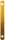 LEITZ Deckschienen 9.7cm Metall gold 17140000 100ST