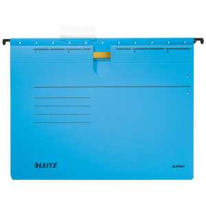 LEITZ 1984 Hängehefter ALPHA kfm. Heftung PendarecKarton 5 Stück blau