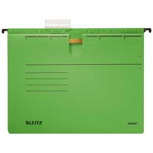 LEITZ 1984 Hängehefter ALPHA kfm. Heftung PendarecKarton 5 Stück grün