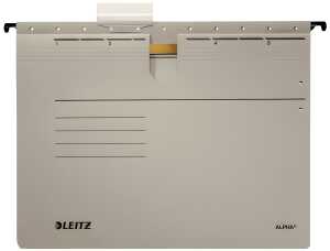 LEITZ 1984 Hängehefter ALPHA kfm. Heftung PendarecKarton 5 Stück grau