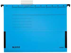 LEITZ 1986 Hängetasche ALPHA seitlich mit Fröschen PendarecKarton blau