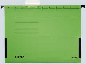 LEITZ 1986 Hängetasche ALPHA seitlich mit Fröschen PendarecKarton grün