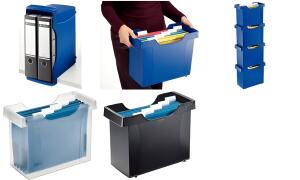 LEITZ Mini-Aktei Hängenregistratur- Box Plus frost (80199303)