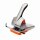 Rapid Registraturlocher HDC65 Gussmetall 65 Blatt silber/orange