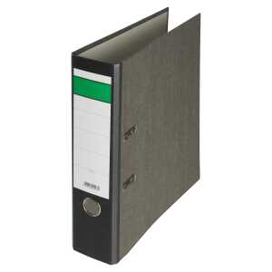 LEITZ Ordner A4 8cm schwarz mit schwarzem Wolkenmarmor