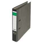 LEITZ Ordner A4 5cm schwarz mit schwarzem Wolkenmarmor