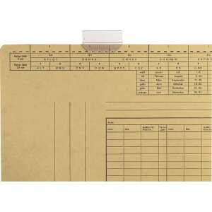 LEITZ Vollsichtreiter 3zeilig 50mm 50ST 24550000 mit Schild