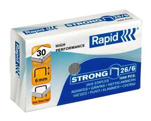 Rapid Heftklammer 26/6 G galvanisiertStandard Strong 1M alte Nr.