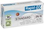 Rapid Heftklammer 26/6 CU verkupfert 26/6 Standard 1M CU...