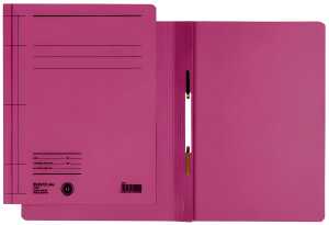 LEITZ Schnellhefter A4 250Blatt kfm. Heftung Manilakarton (RC) pink