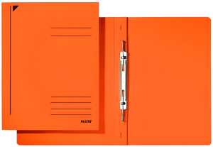LEITZ Spiralhefter A4 250Blatt kfm. Heftung RecyclingKarton orange