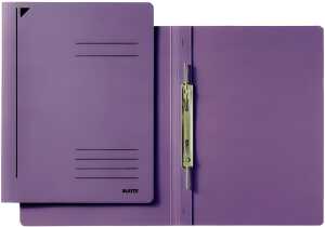 LEITZ Spiralhefter A4 250Blatt kfm. Heftung RecyclingKarton violett