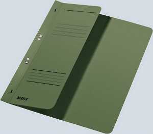LEITZ Ösenhefter 1/2 Vorderdeckel A4 Amtsheftung Manilakarton grün