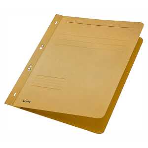 LEITZ 3742 Ösenhefter 1/1 Vorderdeckel A4 kfm. o Amtsh Manila chamois