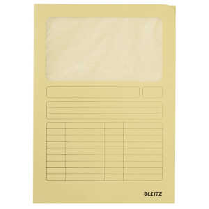 LEITZ Sichtmappe A4 gelb 39500015 100ST