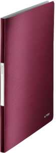 LEITZ Sichtbuch Style A4 PP mit 40 Hüllen granat-rot (80395928)