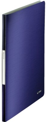 LEITZ Sichtbuch A4 Style titan blau Sichtbuch Style mit 40 Hüllen fest ein