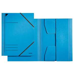 LEITZ 3981 Eckspannermappe A4 250Blatt PendarecKarton (RC) blau