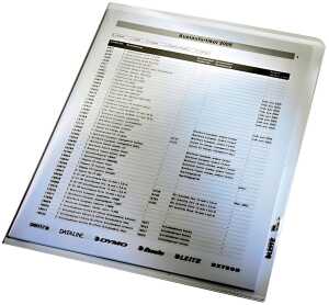 LEITZ 4020 Standard Sichthülle A4 PPHartfolie glasklar 016 mm