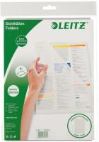 LEITZ Sichthülle A4 glasklar PG 5 Stück Premium...