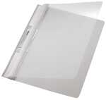 Leitz Schnellhefter DIN A4 80g/m² PVC-Hartfolie grau