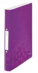 LEITZ Schulordner A4 Wow violett metall 42570062 25mm PP