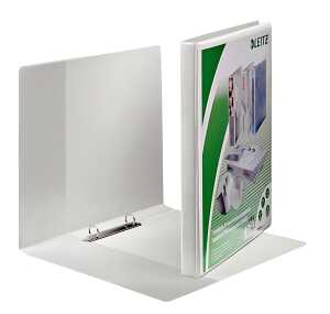 LEITZ Präsentations-Ringbuch A4 Üb erbreite weiß 2 Rund- (80427701)