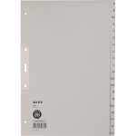 LEITZ 4300 Register A Z Papier A4 30cm hoch 20Blatt grau