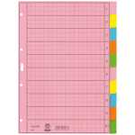 LEITZ 4340 Register blanko Papier A4 10Blatt Taben 2x...