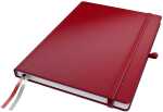 Notizbuch A4 Complete rot mit festem Einband in...