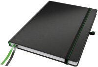 LEITZ Notizbuch A4 Complete schwarz A4 liniert mit festem...