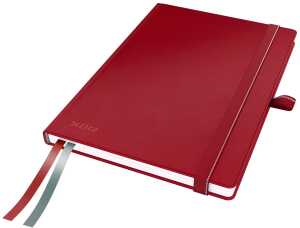 Notizbuch A5 Complete rot mit festem Einband Leder 4002432100941